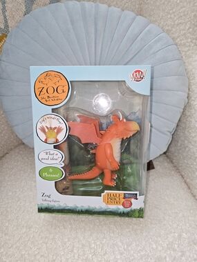 Zog Talking Dragon Figure - Orange Interactive Toy